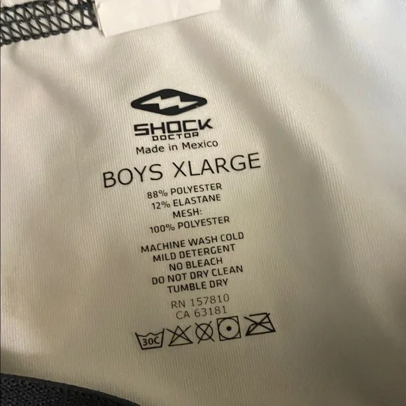 NWOT SHOCK DOCTOR Boxer Briefs size kids boys extra large - Picture 8 of 8